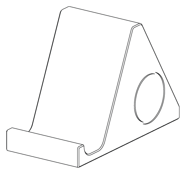 Line drawing of Object 000